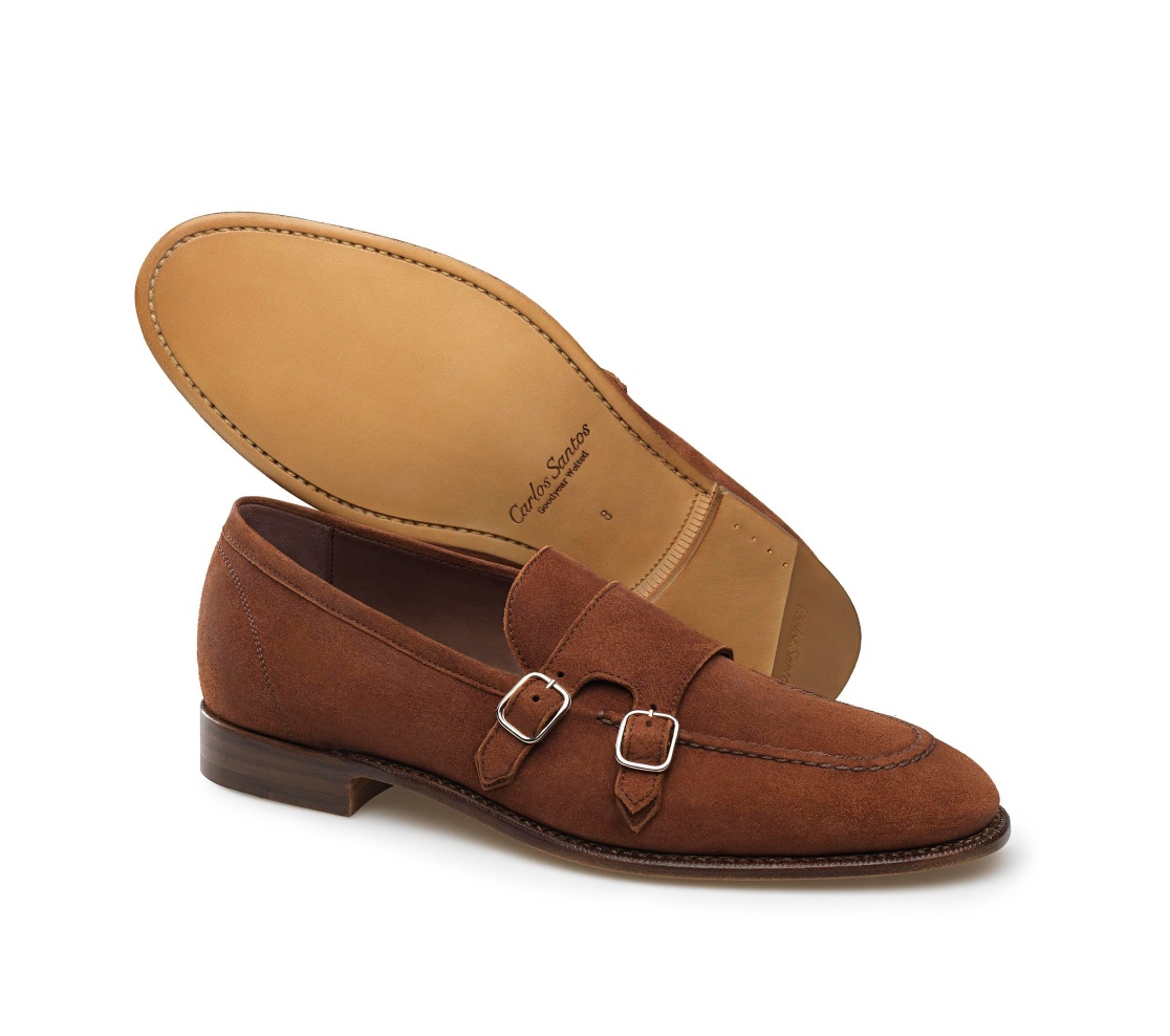 Chaussures Double Buckle - Herbert Cervo Suede Toscanello
